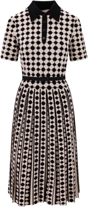 TORY BURCH Midi Jurk met Geometrische Print Meerkleurig Dames