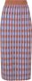 TORY BURCH Midi-rok Multicolor Dames - Thumbnail 1