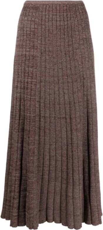 TORY BURCH Midi-rok Bruin Dames