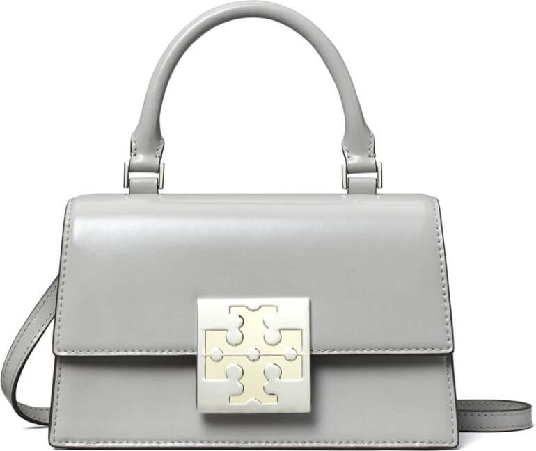 TORY BURCH Crossbody bags Trend Spazzolato Mini Top-Handle Bag in grijs