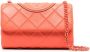 TORY BURCH Zwarte Kersen Matelassé Leren Schoudertas Orange Dames - Thumbnail 8