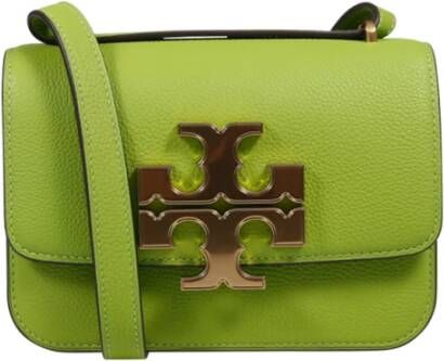 TORY BURCH Crossbody bags Small Eleanor Pebbled Convertible Shoulder Bag in green