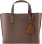 TORY BURCH Totes Perry Small Triple-Compartment Tote in beige - Thumbnail 2