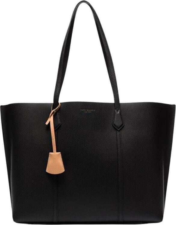 TORY BURCH Perry Triple-Compartment Tote Tas Black Dames