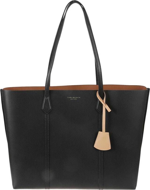 TORY BURCH Perry Triple-Compartment Tote Zwart Black Dames