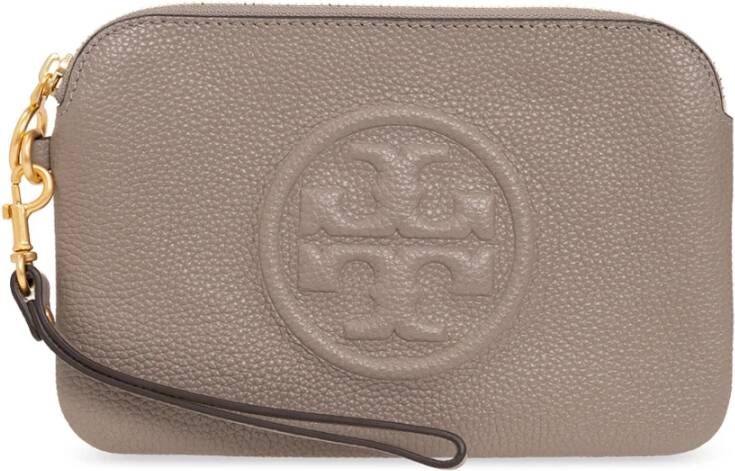 TORY BURCH Clutches Perry Bombe Wristlet in green