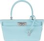 TORY BURCH Petite Lee Radziwill Cat Eye Tas Blauw Dames - Thumbnail 1