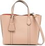 TORY BURCH Rose Pink Kleine Perry Triple-Compartiment Tote Tas Beige Dames - Thumbnail 1