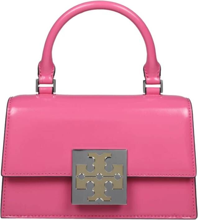 TORY BURCH Roze Leren Mini Top Handtas Rood Dames