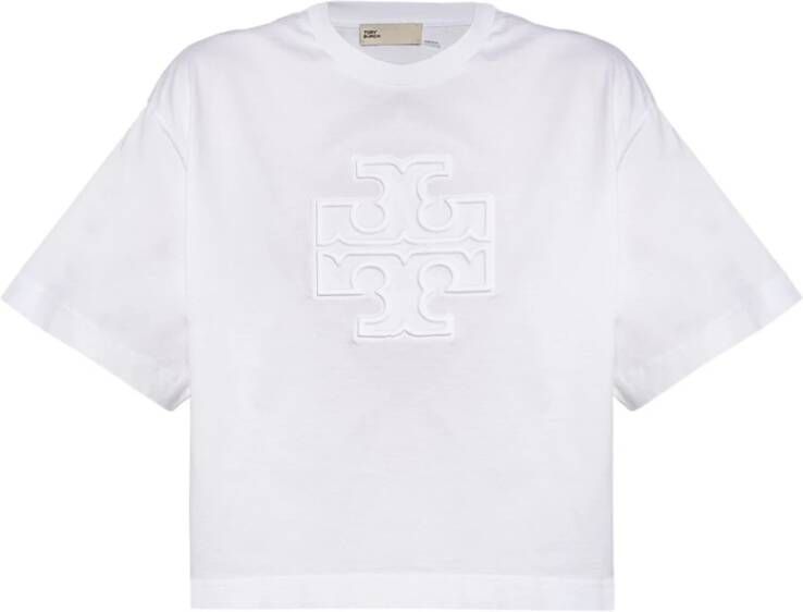 TORY BURCH Ruimvallend T-shirt White Dames