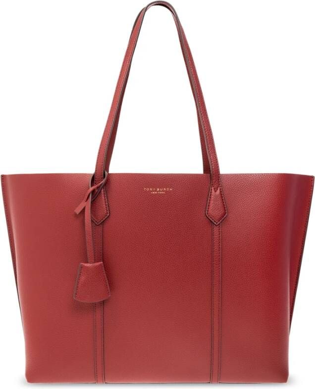 TORY BURCH Perry Triple-Compartment Tote Tas Rood Dames