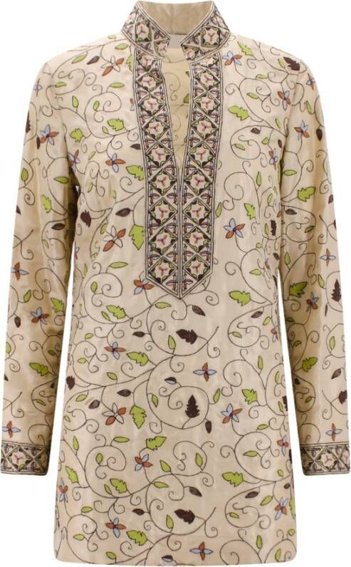 TORY BURCH Short Dresses Beige Dames