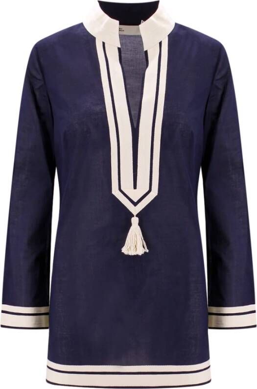 TORY BURCH Short Dresses Blauw Dames