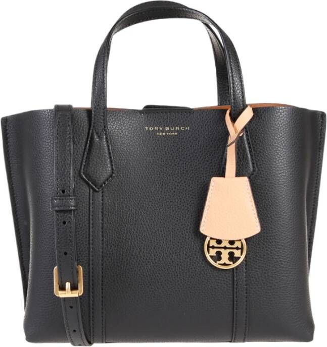 TORY BURCH Small Perry Triple-Compartment Tote Zwart Dames