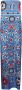 TORY BURCH Stijlvolle Bedrukte Zijden Strapless Jurk Blauw Dames - Thumbnail 1