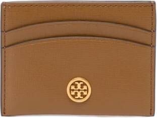 TORY BURCH Stijlvolle Kaarthouder voor Georganiseerde Kaarten Bruin Dames