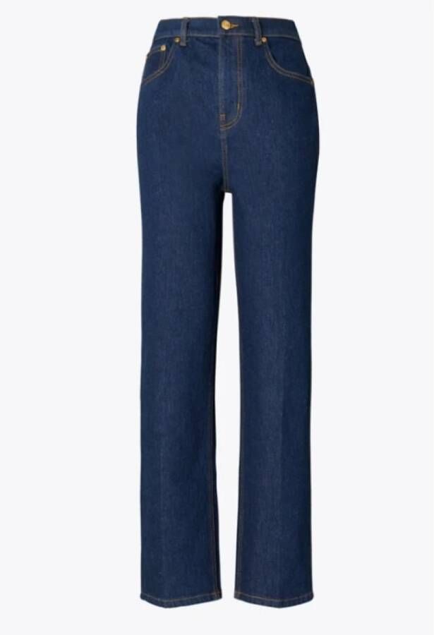 TORY BURCH Straight Jeans Blauw Dames