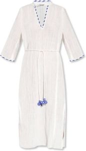 TORY BURCH Textured Dress Wit Dames