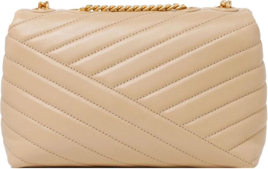 TORY BURCH Shoppers Kira Chevron Small Convertible Bag Leather Des in bruin - Foto 14