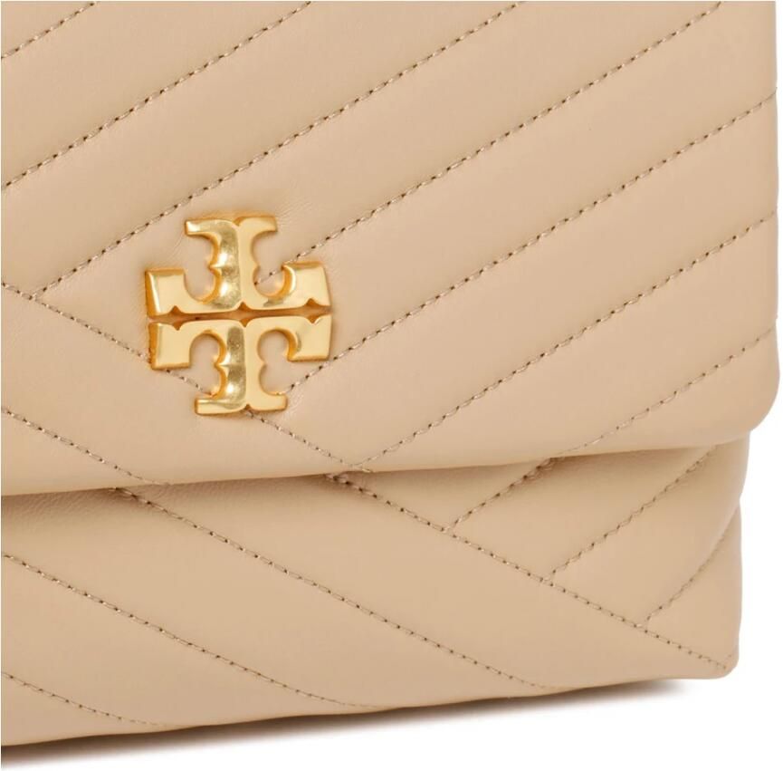 TORY BURCH Shoppers Kira Chevron Small Convertible Bag Leather Des in bruin - Foto 2