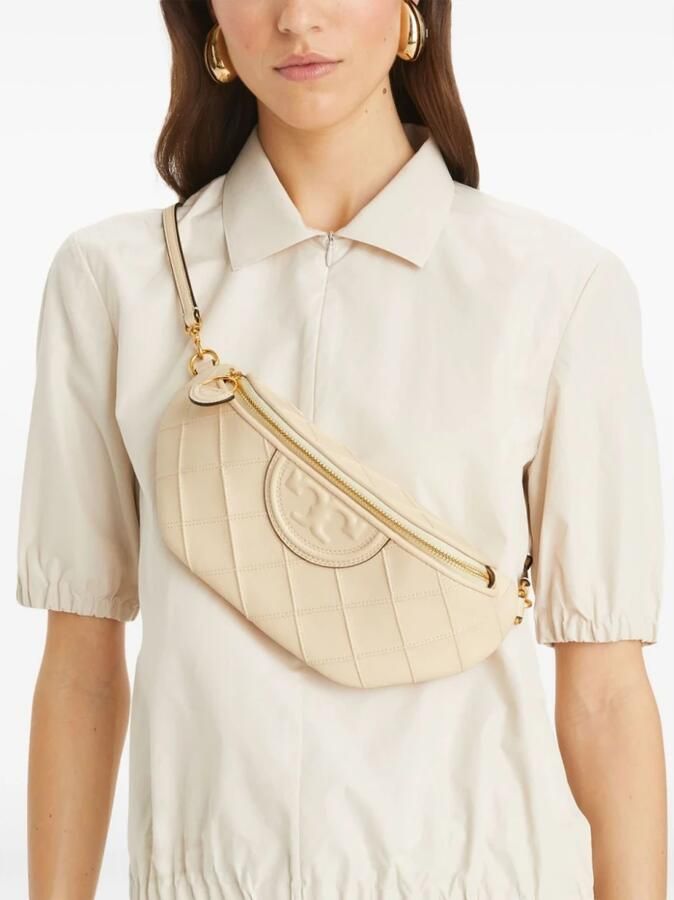 TORY BURCH Heuptassen Fleming Soft Convertible Belt Bag in crème - Foto 4