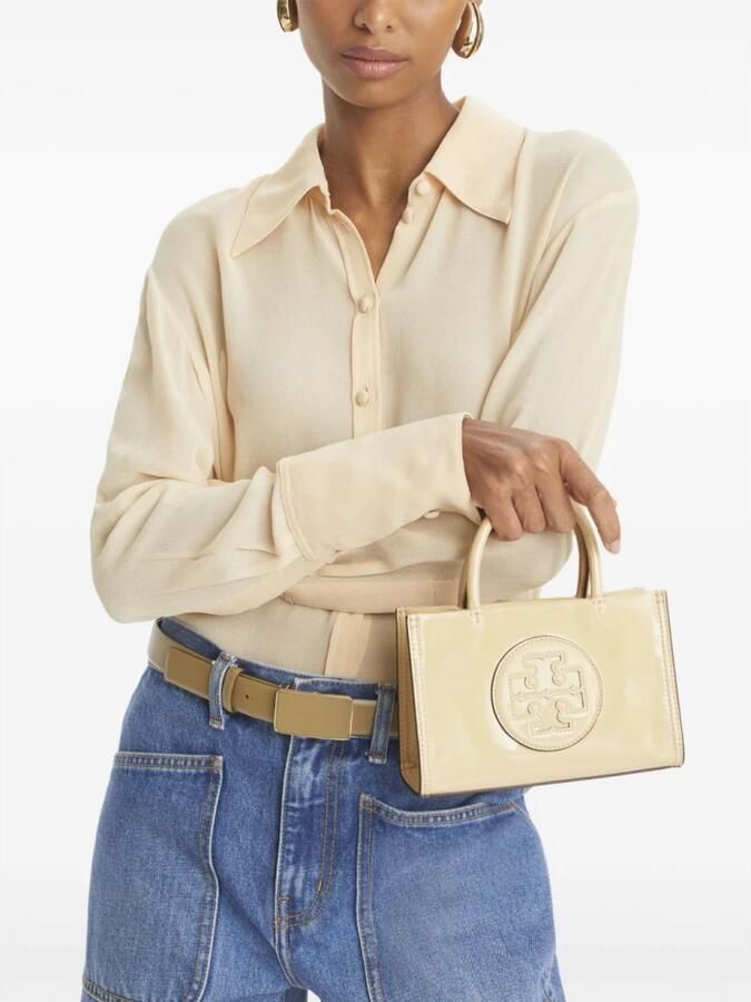 TORY BURCH Totes & shoppers Ella Bio Mini Shopper Bag Nylon Beige in beige - Foto 5