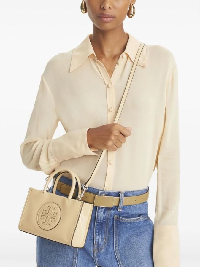 TORY BURCH Totes & shoppers Ella Bio Mini Shopper Bag Nylon Beige in beige - Foto 6