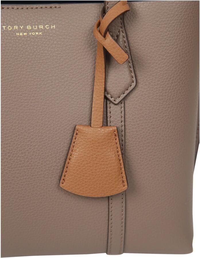 TORY BURCH Neutrale Schoudertas met Afneembare Sleutelhanger Brown Dames - Foto 5