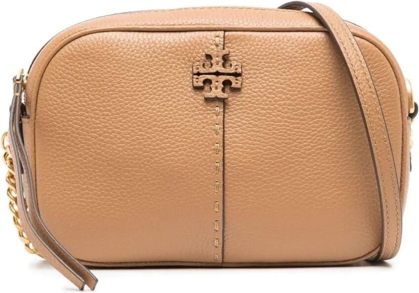 TORY BURCH Elegante en praktische schoudertas Bruin Dames