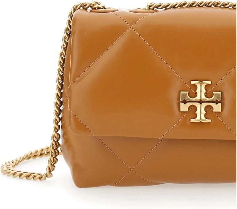 TORY BURCH Crossbody bags Kira Diamond Quilt Small Convertible Shoulder Bag in bruin - Foto 5