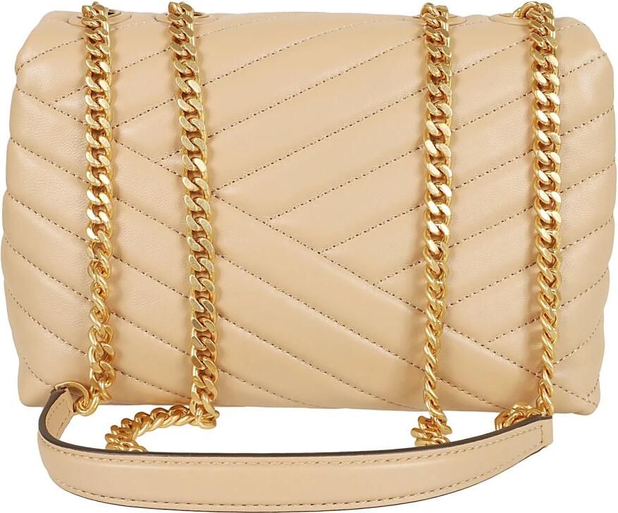 TORY BURCH Shoppers Kira Chevron Small Convertible Bag Leather Des in bruin - Foto 3