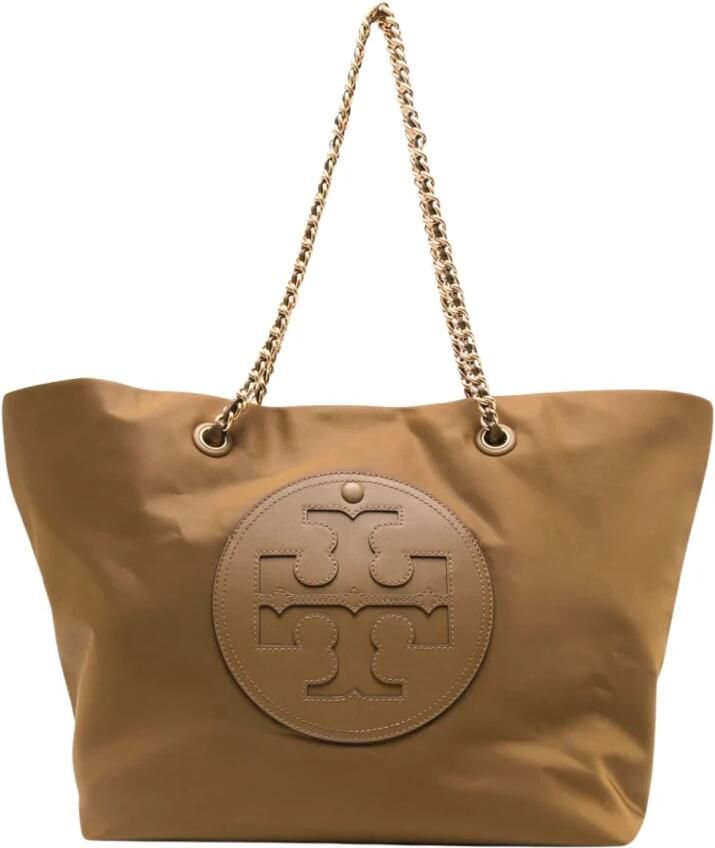 TORY BURCH Bruine Schoudertas met Magneetsluiting Brown Dames