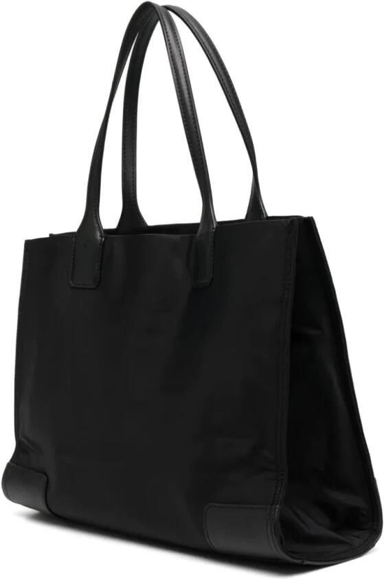TORY BURCH Casual Zwarte Nylon Tote Tas Black Dames