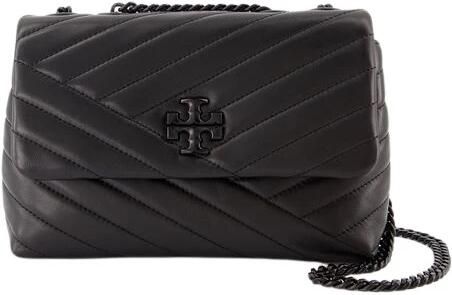 TORY BURCH Crossbody bags Kira Chevron Powder Coated Small Convertible Shoul in zwart - Foto 11