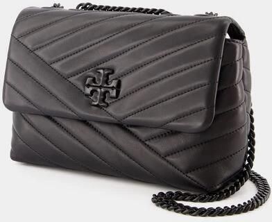TORY BURCH Crossbody bags Kira Chevron Powder Coated Small Convertible Shoul in zwart - Foto 10