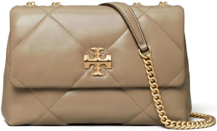 TORY BURCH Hobo bags Kira Diamond Quilt Small Convertible Shoulder Bag in bruin