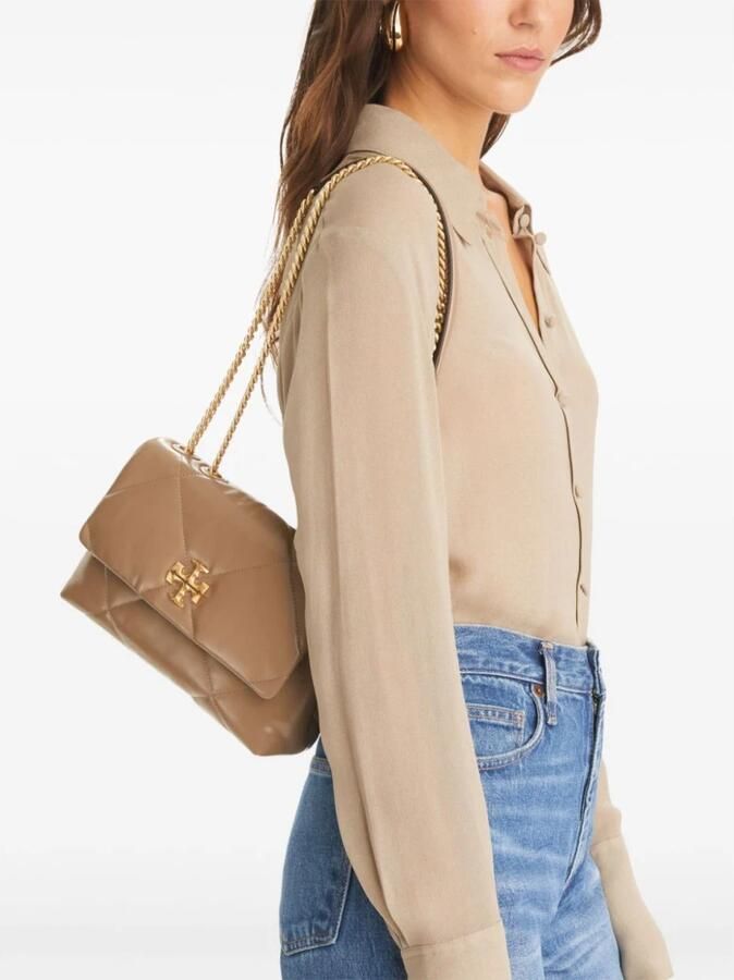 TORY BURCH Hobo bags Kira Diamond Quilt Small Convertible Shoulder Bag in bruin - Foto 2