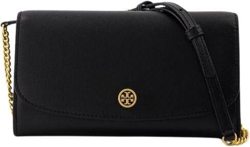 TORY BURCH Zwarte Robinson Chain Portemonnee Black Dames - Foto 11