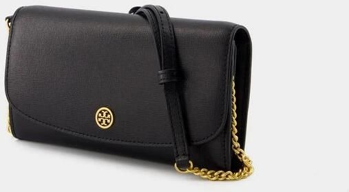 TORY BURCH Zwarte Robinson Chain Portemonnee Black Dames - Foto 10