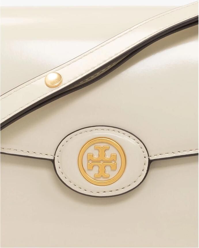 TORY BURCH Crossbody bags Robinson Spazzolato Convertible Shoulder Bag in beige - Foto 6