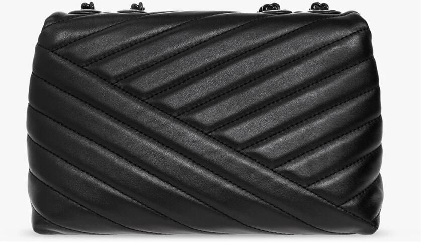 TORY BURCH Crossbody bags Kira Chevron Powder Coated Small Convertible Shoul in zwart - Foto 8
