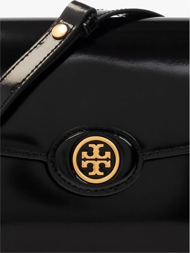 TORY BURCH Hobo bags Robinson Spazzolato Convertible Shoulder Bag in zwart - Foto 7