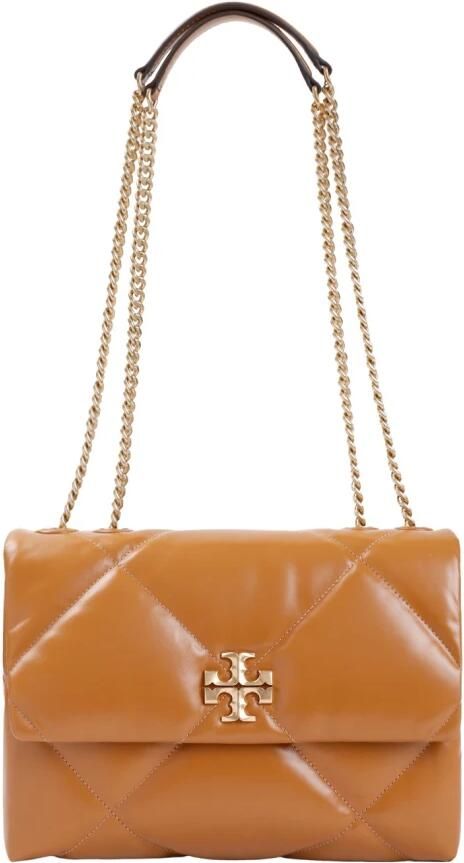 TORY BURCH Crossbody bags Kira Diamond Quilt Convertible Shoulder Bag in cognac - Foto 11