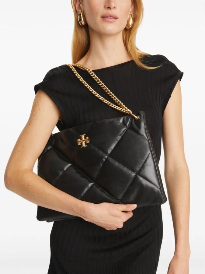 TORY BURCH Zwarte Schoudertas met Ketting en Magneetsluiting Black Dames - Foto 4