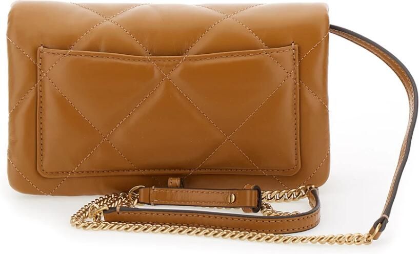 TORY BURCH Crossbody bags Kira Diamond Quilted Logo Shoulder Bag in bruin - Foto 5