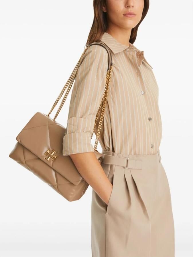 TORY BURCH Shoppers Kira Diamond Quilt Convertible Shoulder Bag in beige - Foto 2