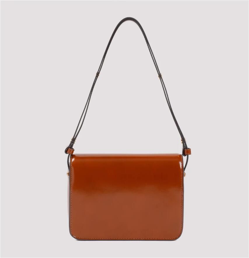 TORY BURCH Hobo bags Robinson Spazzolato Convertible Shoulder Bag in cognac - Foto 5