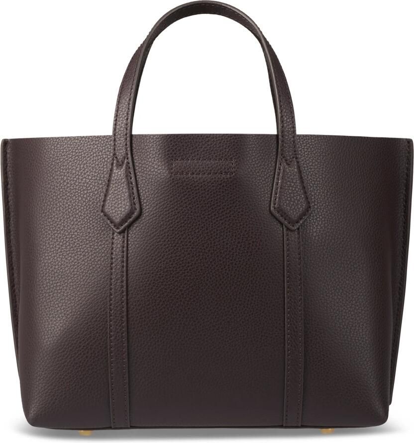 TORY BURCH Totes & shoppers Perry Small Shopper Bag Leather Burgundy in rood - Foto 2