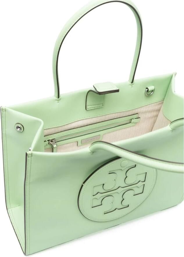 TORY BURCH Groene Kleine Tote Tas met Verstelbare Schouderband Green Dames - Foto 4