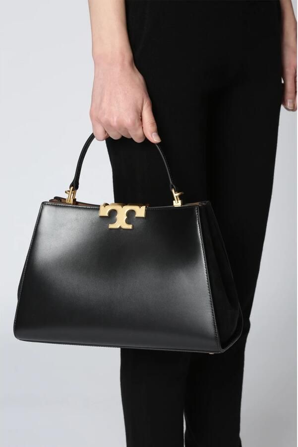 TORY BURCH Eleanor Leren Crossbody Tas Zwart Black Dames - Foto 7